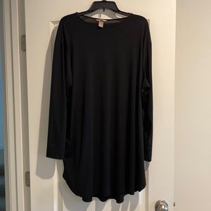 H&M long sleeved t-shirt dress/top